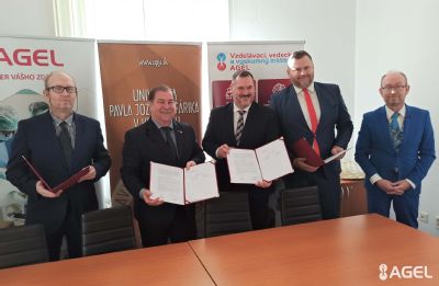 Spoločnosť AGEL SK, UPJŠ a Lekárska fakulta v Košiciach podpísali Rámcovú zmluvu o vzájomnej spolupráci
