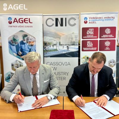 Spoločnosť AGEL SK, Košický klaster nového priemyslu a Vzdelávací, vedecký a výskumný inštitút AGEL podpísali Rámcovú zmluvu o vzájomnej spolupráci